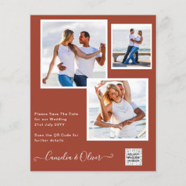 FOTO Hochzeitaufenthalt Rett Datum QR-Code Flyer