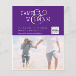 FOTO Hochzeitaufenthalt Rett Datum QR-Code Flyer