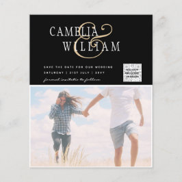 FOTO Hochzeitaufenthalt Rett Datum QR-Code Flyer