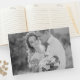 Foto-Hochzeits-Gast-Buch - weiße Text-Überlagerung Gästebuch (InSitu)