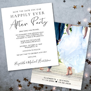 Foto Hochzeitsempfang Save the Date