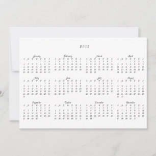 Foto Holiday 2015 Kalender Weihnachtskarte Feiertagskarte