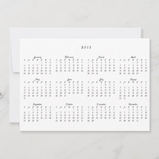 Foto Holiday 2015 Kalender Weihnachtskarte Feiertagskarte
