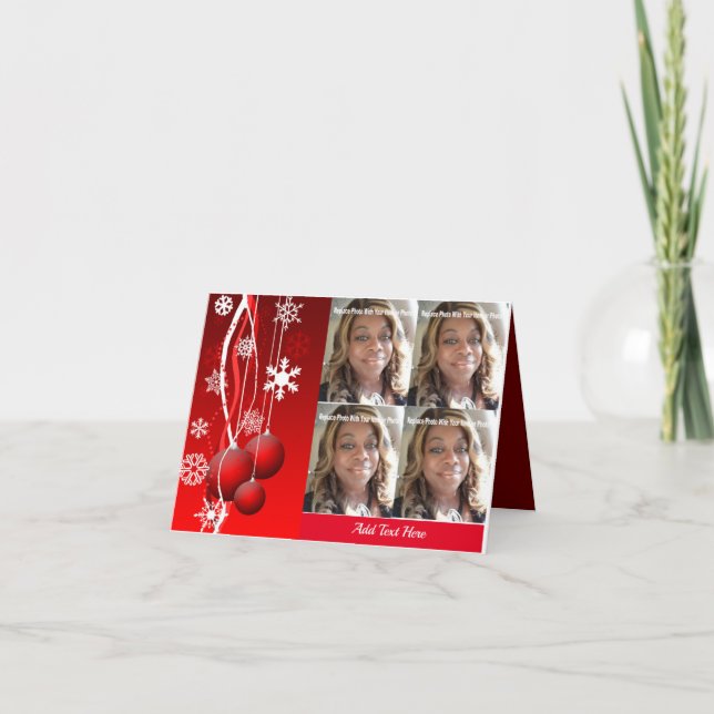 Foto Holiday Card Feiertagskarte (Vorderseite)