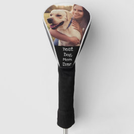 Foto Hund Personalisiert Beste Hund-Mama je Schwar Golf Headcover