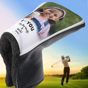 Foto Ich liebe dich Zur rauen & zurück Name indivi Golf Headcover