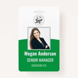 Foto-ID-Abzeichen für Grüne Energie Personalisiert Ausweis