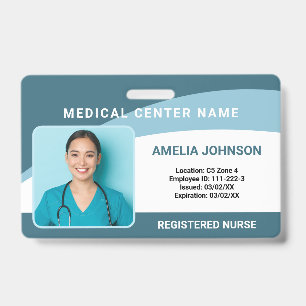 Foto-ID-Abzeichen für personalisierte Krankenhausm Ausweis