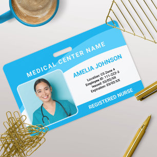 Foto-ID-Abzeichen für personalisierte Krankenhausm Ausweis