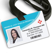 Foto-ID-Abzeichen für personalisierte Krankenhausm