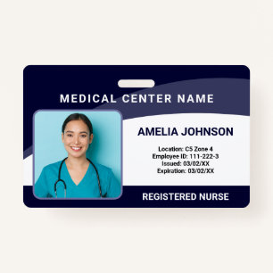 Foto-ID-Abzeichen für personalisierte Krankenhausm Ausweis