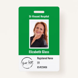 Foto-ID-BarCode-Logo-Name-Abzeichen für benutzerde Ausweis