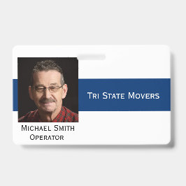 Foto-ID-Clip Doppelseitige Anpassung des Abzeichen Ausweis