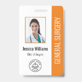 FOTO-ID des Arztes im Krankenhaus Ausweis