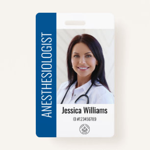 Foto-ID des Arztes im Krankenhaus Ausweis
