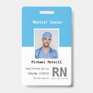 Foto-ID des personalisierten Krankenhauspersonals Ausweis