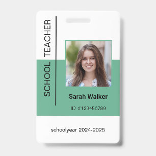Foto-ID eines Mitarbeiters oder Studierenden Ausweis