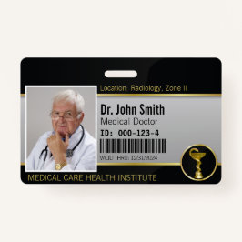 Foto-ID für berufliches Gold Medical Hygieia Bowl Ausweis