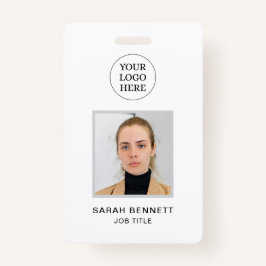 Foto-ID für das einfache White Beruflich Employee  Ausweis