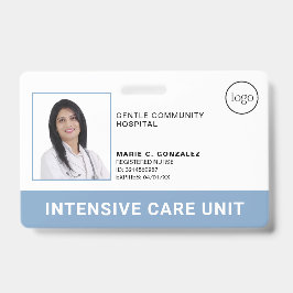 Foto-ID für das Logo "Light Blue Hospital" Ausweis