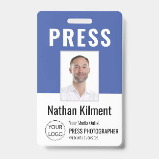 Foto-ID für die journalistische Presseausweise Ausweis
