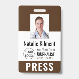 Foto-ID für Journalisten-Pressepass Ausweis