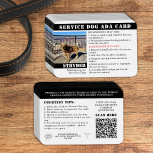Foto-ID für Mehrzweck-Service-Dodkarte mit Name