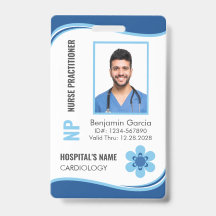 Foto-ID für personalisierte Krankenpfleger