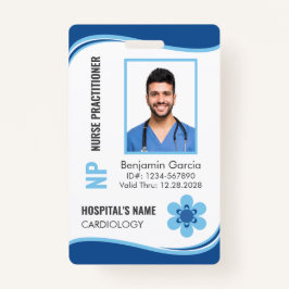 Foto-ID für personalisierte Krankenpfleger Ausweis