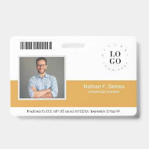 Foto-ID für personalisierte Mitarbeiter - Unterneh Ausweis