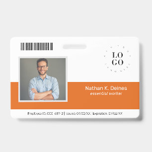 Foto-ID für personalisierte Mitarbeiter - Unterneh Ausweis