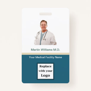 Foto ID Hospital Medical Beruflich Name Abzeichen Ausweis