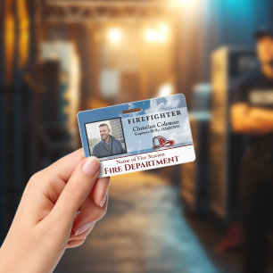 Foto-ID-Karte für Firefighter-Mitarbeiter Ausweis