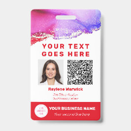 Foto ID QR Red Ausweis