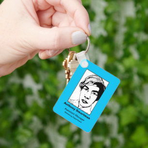 Foto-ID Schlüsselanhänger Blau 1