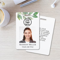 Foto-ID Unternehmen Sicherheit Botanisches Abzeich