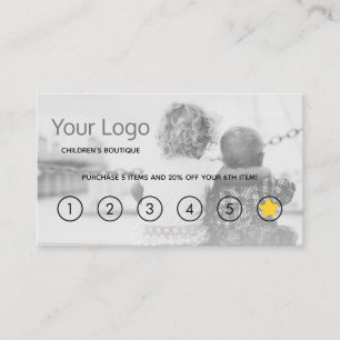 Foto Ihrer Logomarke Loyalitätskarte Treuekarte