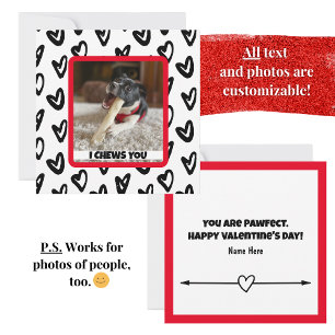 Foto Ihres Hundes - Funny und Niedliche Note Card Mitteilungskarte
