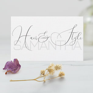 Foto Image Elegante Moderne Kalligraphie Signatur Visitenkarte
