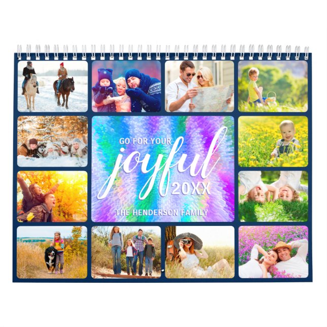 Foto-Imitate Iridescent Holographic 2025 Kalender (Titelbild)