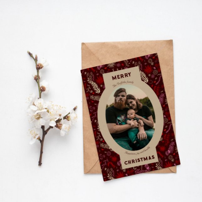 Foto in der Maronblütendoodle Feiertagskarte (Von Creator hochgeladen)