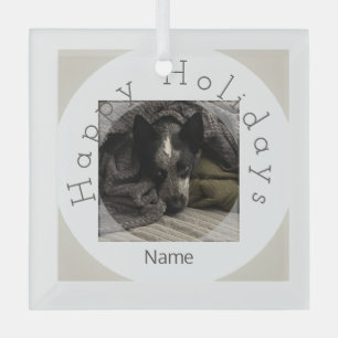 Foto in Glas HAMbyWG Ornament Aus Glas