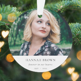 Foto | In Love Memory Moderne Elegant Ornament