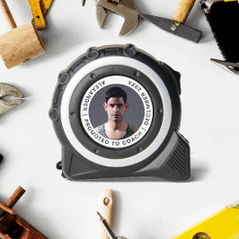 Foto-Individuelle Name in Schwarz-Weiß Maßband