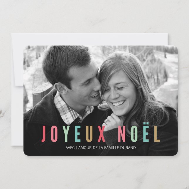 Foto | Joyeux Cartesde Noël Weihnachten (Vorderseite)
