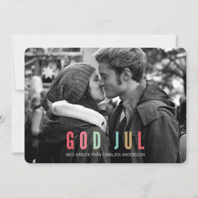 Foto Julkort | Gottesjul (Vorderseite)