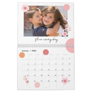 Foto-Kalender 2026 Hübsches Florales Motivierend Kalender
