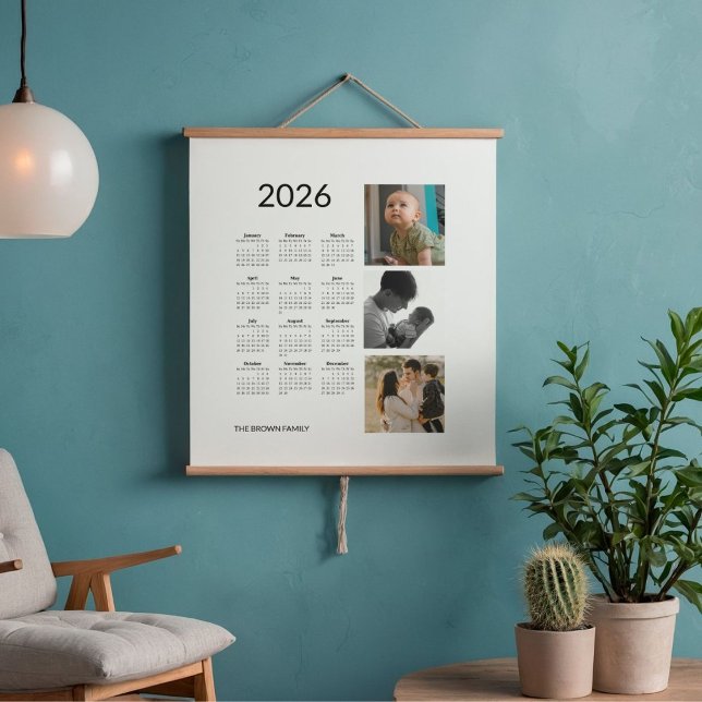 Foto-Kalender 2026 Wandteppich Mit Holzrahmen (Von Creator hochgeladen)