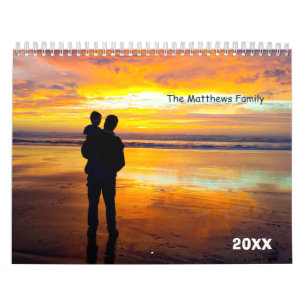 Foto-Kalender Bearbeitbarer Jahrestext Kalender