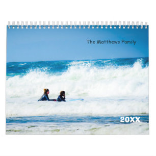 Foto-Kalender Bearbeitbarer Jahrestext Kalender